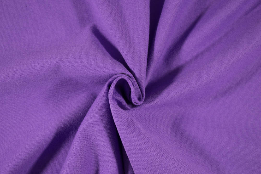 Cotton Jersey Solid Purple 3 or 5 YARD REMNANT